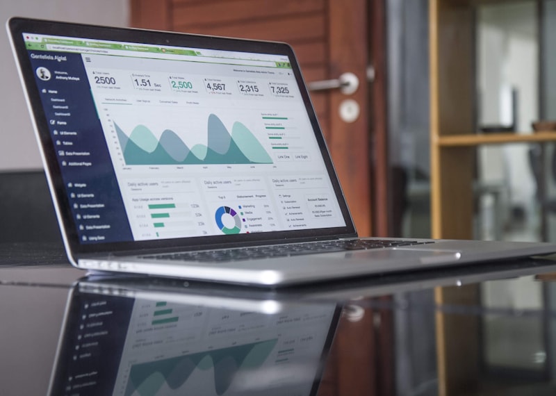 Analytics and sales data visualization